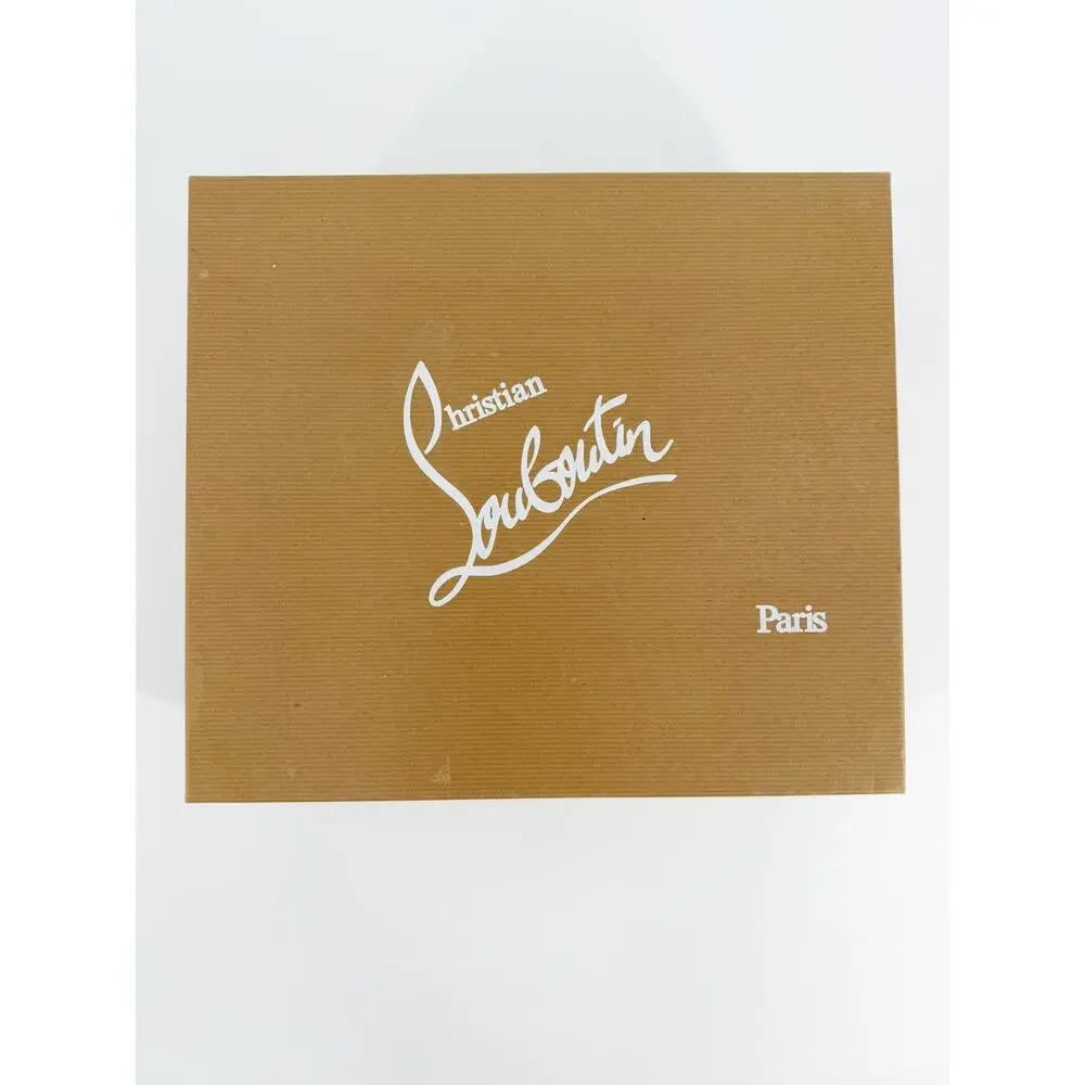 Christian Louboutin Eloise Booty 100 Black Suede Ankle Boots Size 39 EU Box Bag